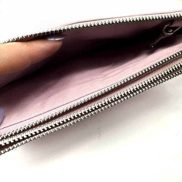 Dagne Dover Crossbody Zipper Purse Pink - Picture 5 of 8